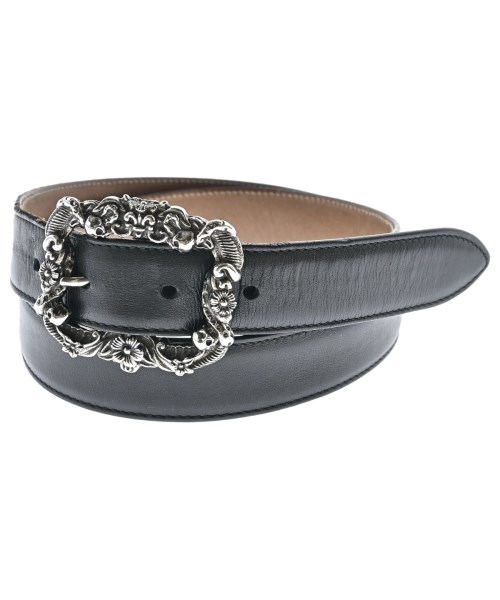 ALEXANDER MCQUEEN(アレキサンダーマックイーン)ベルト 黒 サイズ:-/2200698378179