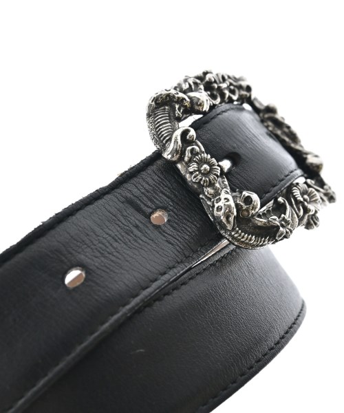 ALEXANDER MCQUEEN（アレキサンダーマックイーン）ベルト 黒 サイズ:- メンズ/2200698378179