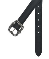 ALEXANDER MCQUEEN（アレキサンダーマックイーン）ベルト 黒 サイズ:- メンズ/2200698378179