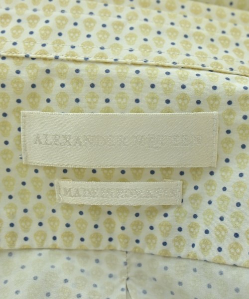 ALEXANDER MCQUEEN（アレキサンダーマックイーン）カジュアルシャツ 黄 サイズ:-(M位) メンズ/2200698658059
