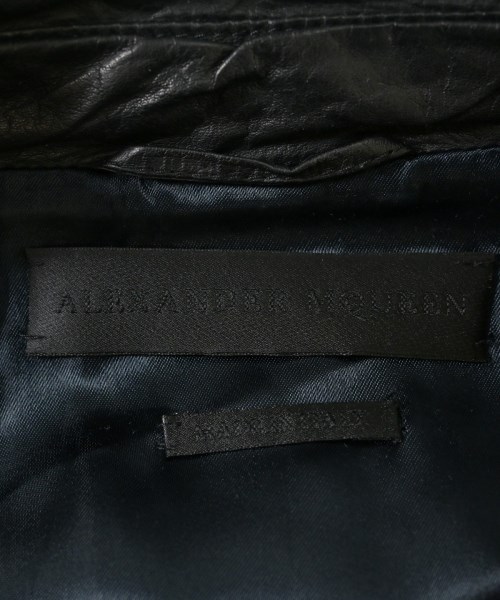 ALEXANDER MCQUEEN（アレキサンダーマックイーン）ライダース 黒 サイズ:50(XL位) メンズ/2200698247017