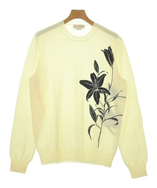 ALEXANDER MCQUEEN(アレキサンダーマックイーン)ニット・セーター 白 サイズ:L/2200698567412