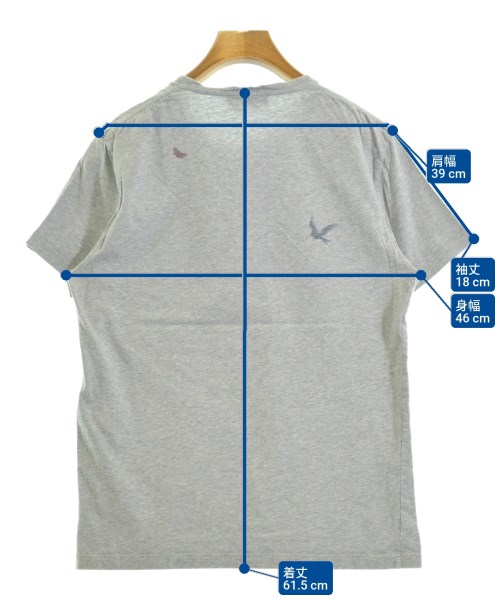 ALEXANDER MCQUEEN（アレキサンダーマックイーン）Tシャツ・カットソー グレー サイズ:S メンズ/2200698916043