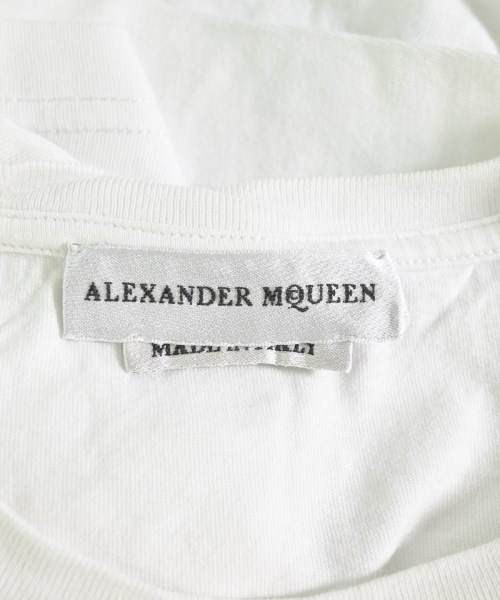ALEXANDER MCQUEEN（アレキサンダーマックイーン）Tシャツ・カットソー 白 サイズ:XS メンズ/2200698916050