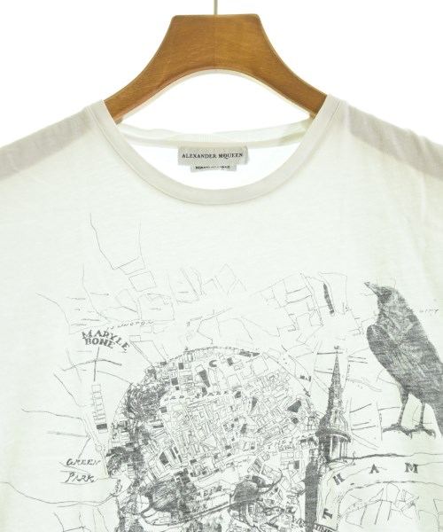ALEXANDER MCQUEEN（アレキサンダーマックイーン）Tシャツ・カットソー 白 サイズ:XS メンズ/2200698916050