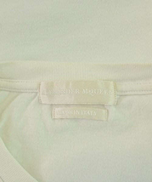 ALEXANDER MCQUEEN（アレキサンダーマックイーン）Tシャツ・カットソー 白 サイズ:XS メンズ/2200698916067