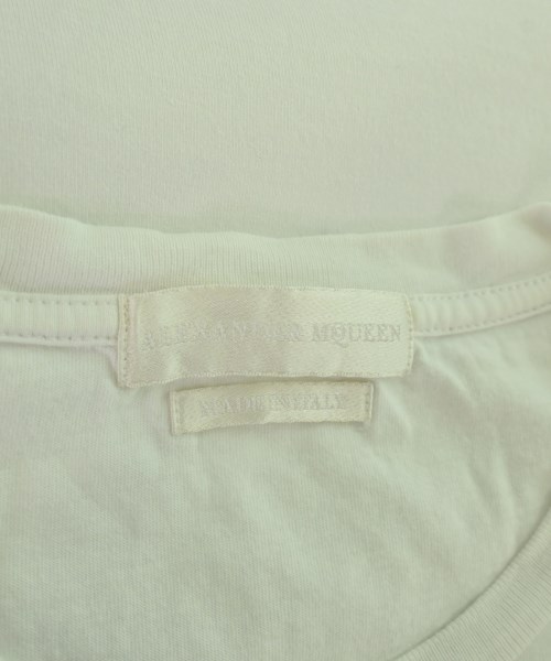 ALEXANDER MCQUEEN（アレキサンダーマックイーン）Tシャツ・カットソー 白 サイズ:S メンズ/2200698916074