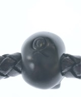 ALEXANDER MCQUEEN（アレキサンダーマックイーン）ブレスレット・バングル 黒 サイズ:- メンズ/2200698916166