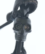 ALEXANDER MCQUEEN（アレキサンダーマックイーン）ブレスレット・バングル 黒 サイズ:- メンズ/2200698916173