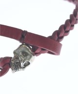 ALEXANDER MCQUEEN（アレキサンダーマックイーン）ブレスレット・バングル 赤 サイズ:- メンズ/2200698916197