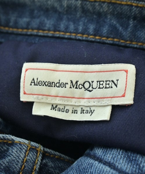 ALEXANDER MCQUEEN（アレキサンダーマックイーン）デニムジャケット 紺 サイズ:40(M位) レディース/2200695536015