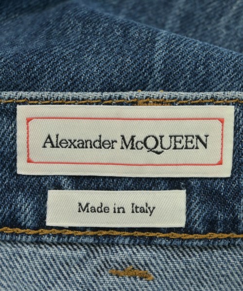 ALEXANDER MCQUEEN（アレキサンダーマックイーン）デニムパンツ 青 サイズ:27(M位) レディース/2200695536053