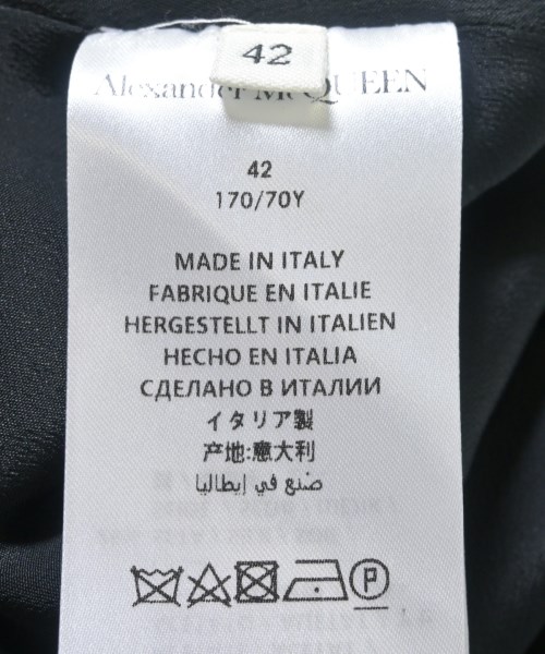 ALEXANDER MCQUEEN（アレキサンダーマックイーン）ひざ丈スカート 黒 サイズ:42(M位) レディース/2200700105014