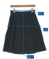 ALEXANDER MCQUEEN（アレキサンダーマックイーン）ひざ丈スカート 黒 サイズ:42(M位) レディース/2200700105014
