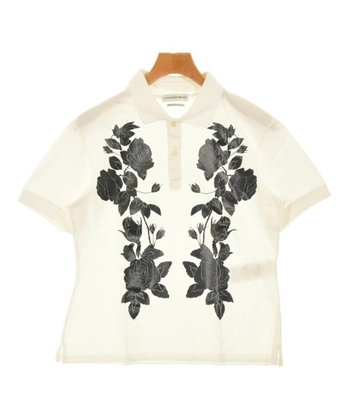 ALEXANDER MCQUEEN(アレキサンダーマックイーン)ポロシャツ 白 サイズ:S/2200701397128