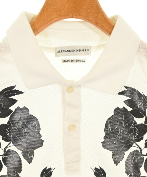 ALEXANDER MCQUEEN（アレキサンダーマックイーン）ポロシャツ 白 サイズ:S メンズ/2200701397128