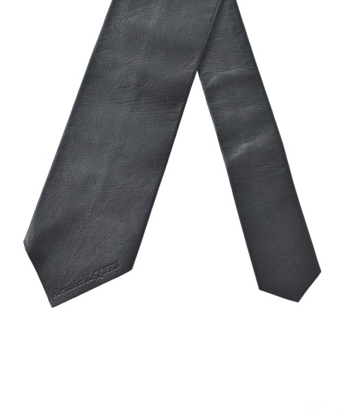 ALEXANDER MCQUEEN（アレキサンダーマックイーン）ネクタイ 黒 サイズ:- メンズ/2200701732110