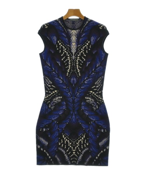 ALEXANDER MCQUEEN(アレキサンダーマックイーン)ワンピース 青 サイズ:S/2200649138050