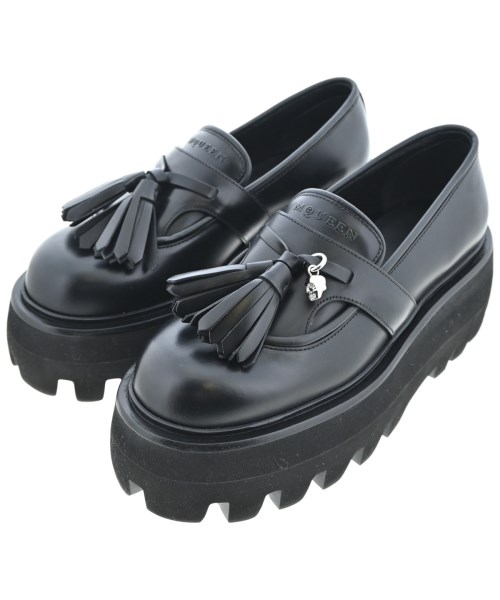 ALEXANDER MCQUEEN(アレキサンダーマックイーン)ドレスシューズ/ローファー 黒 サイズ:EU37(23.5cm位)/2200655600138