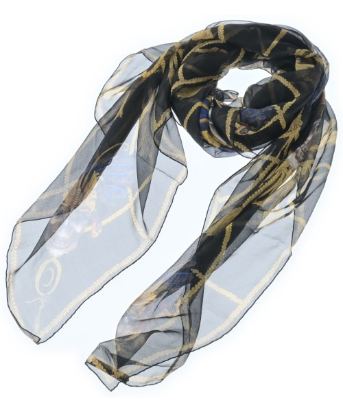 ALEXANDER MCQUEEN(アレキサンダーマックイーン)ストール 黒 サイズ:-/2200653812458