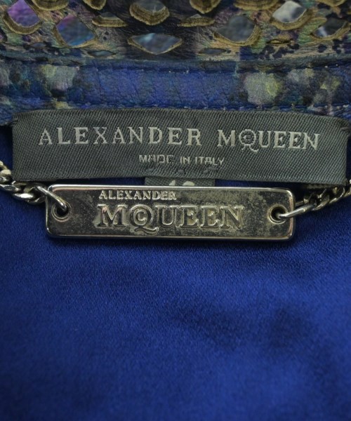 ALEXANDER MCQUEEN（アレキサンダーマックイーン）ブラウス 青 サイズ:40(M位) レディース/2200653812885