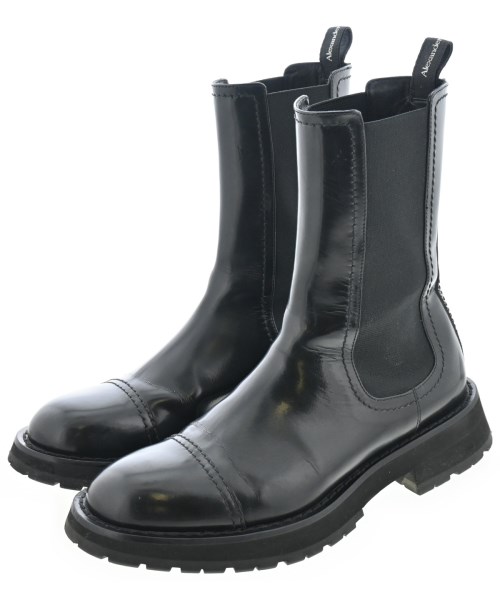ALEXANDER MCQUEEN(アレキサンダーマックイーン)ブーツ 黒 サイズ:EU41 1/2(26.5cm位)/2200661656075