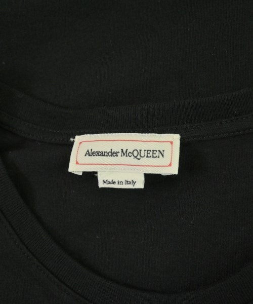 ALEXANDER MCQUEEN（アレキサンダーマックイーン）Tシャツ・カットソー 黒 サイズ:S メンズ/2200710639073