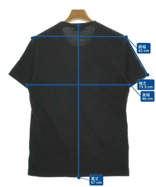 ALEXANDER MCQUEEN（アレキサンダーマックイーン）Tシャツ・カットソー 黒 サイズ:S メンズ/2200710639073