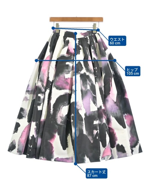 ALEXANDER MCQUEEN（アレキサンダーマックイーン）ロング・マキシ丈スカート 黒 サイズ:36(XS位) レディース/2200709802020