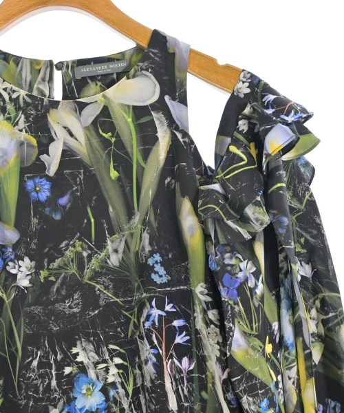ALEXANDER MCQUEEN（アレキサンダーマックイーン）ワンピース 黒 サイズ:38(S位) レディース/2200709802082