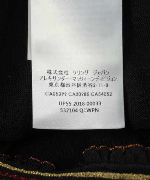 ALEXANDER MCQUEEN（アレキサンダーマックイーン）ワンピース 黒 サイズ:M レディース/2200709802099