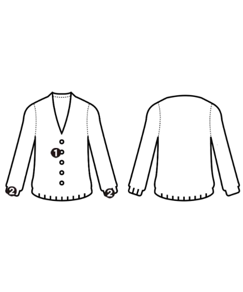 ALEXANDER MCQUEEN（アレキサンダーマックイーン）カーディガン 黒 サイズ:M レディース/2200709802174