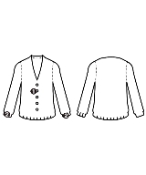 ALEXANDER MCQUEEN（アレキサンダーマックイーン）カーディガン 黒 サイズ:M レディース/2200709802174