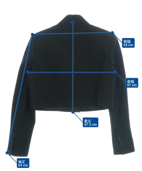 ALEXANDER MCQUEEN（アレキサンダーマックイーン）ジャケット 黒 サイズ:42(M位) レディース/2200713578041