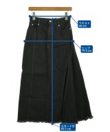 ALEXANDER MCQUEEN（アレキサンダーマックイーン）ロング・マキシ丈スカート 黒 サイズ:40(M位) レディース/2200715001080