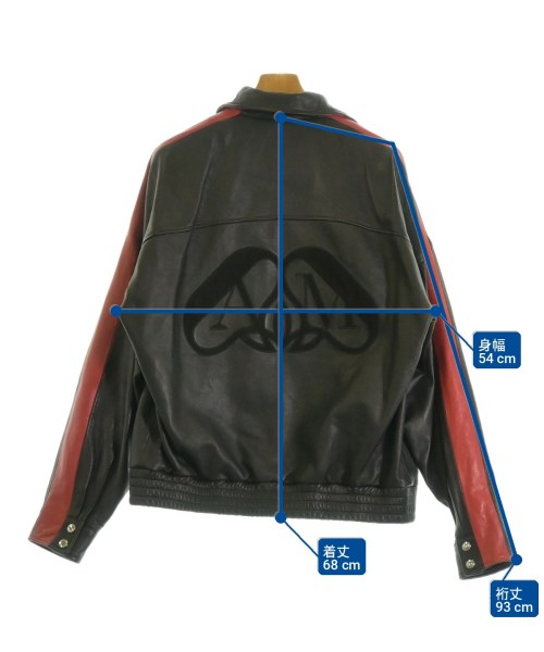 ALEXANDER MCQUEEN（アレキサンダーマックイーン）ライダース 黒 サイズ:50(XL位) メンズ/2200716977018