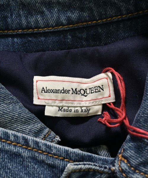 ALEXANDER MCQUEEN（アレキサンダーマックイーン）ブルゾン 青 サイズ:38(S位) レディース/2200718704018