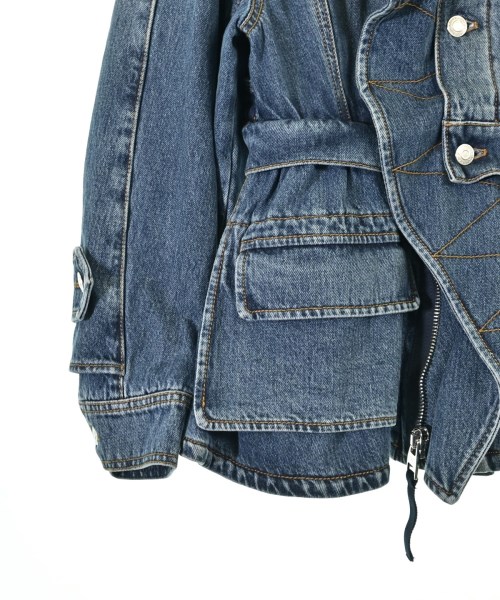 ALEXANDER MCQUEEN（アレキサンダーマックイーン）ブルゾン 青 サイズ:38(S位) レディース/2200718704018