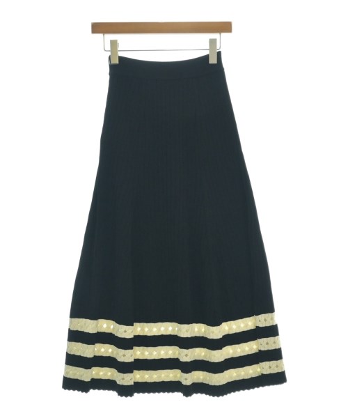 ALEXANDER MCQUEEN（アレキサンダーマックイーン）ロング・マキシ丈スカート 黒 サイズ:M レディース/2200715947029