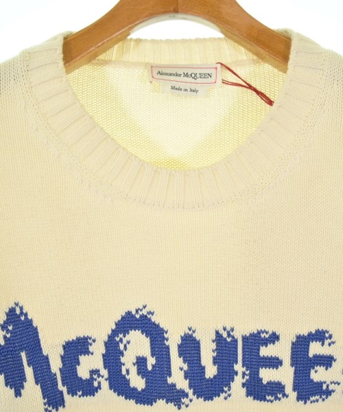 ALEXANDER MCQUEEN（アレキサンダーマックイーン）ニット・セーター 白 サイズ:L メンズ/2200719406010