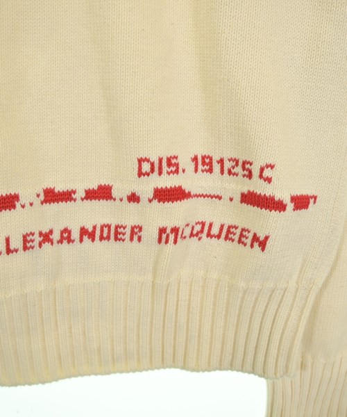 ALEXANDER MCQUEEN（アレキサンダーマックイーン）ニット・セーター 白 サイズ:L メンズ/2200719406010