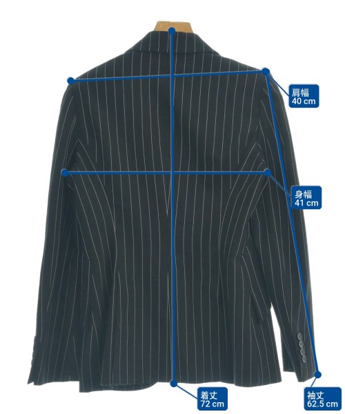 ALEXANDER MCQUEEN（アレキサンダーマックイーン）テーラードジャケット 黒 サイズ:40(M位) レディース/2200717111053