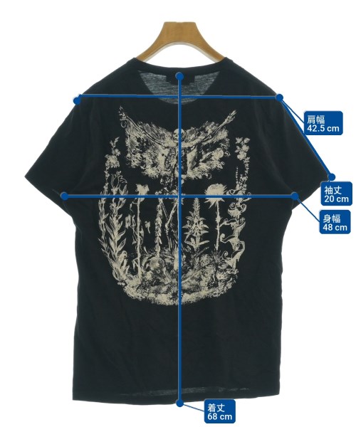 ALEXANDER MCQUEEN（アレキサンダーマックイーン）Tシャツ・カットソー 黒 サイズ:S メンズ/2200717111107
