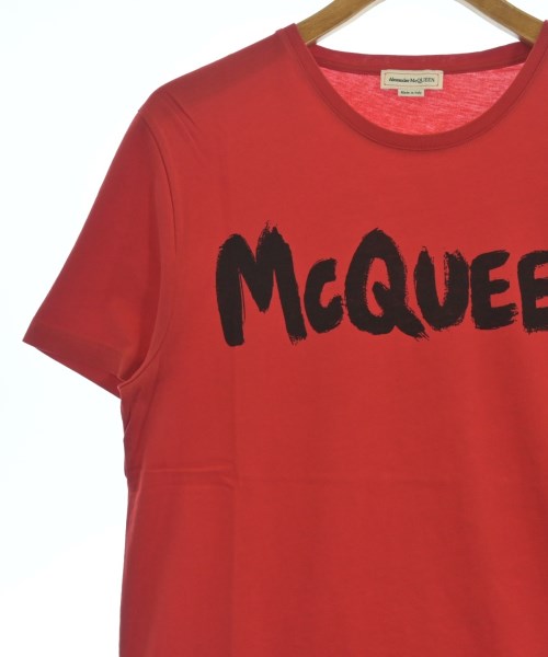 ALEXANDER MCQUEEN（アレキサンダーマックイーン）Tシャツ・カットソー 赤 サイズ:M メンズ/2200717111145