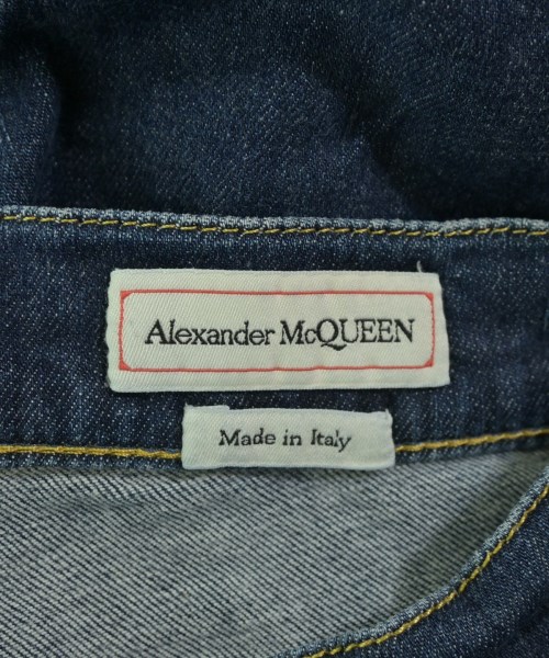 ALEXANDER MCQUEEN（アレキサンダーマックイーン）デニムパンツ 青 サイズ:46(M位) メンズ/2200717111237