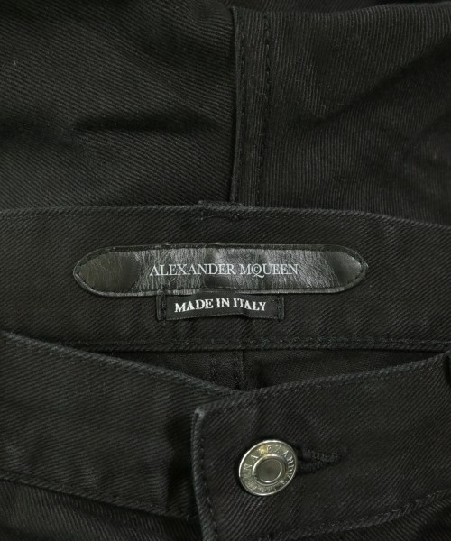 ALEXANDER MCQUEEN（アレキサンダーマックイーン）デニムパンツ 黒 サイズ:44(S位) メンズ/2200717111244