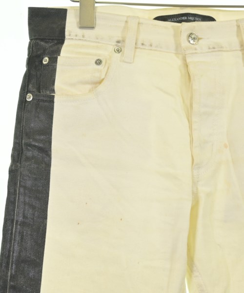 ALEXANDER MCQUEEN（アレキサンダーマックイーン）デニムパンツ 白 サイズ:44(S位) メンズ/2200717111251
