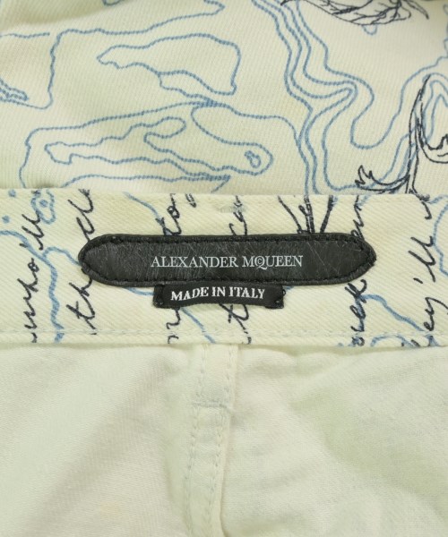 ALEXANDER MCQUEEN（アレキサンダーマックイーン）デニムパンツ 白 サイズ:46(M位) メンズ/2200717111268