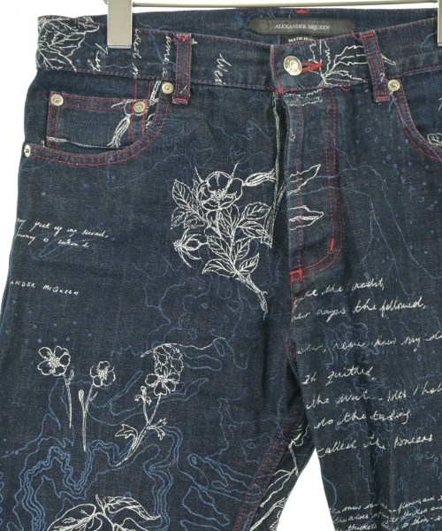 ALEXANDER MCQUEEN（アレキサンダーマックイーン）デニムパンツ 紺 サイズ:46(M位) メンズ/2200717111275
