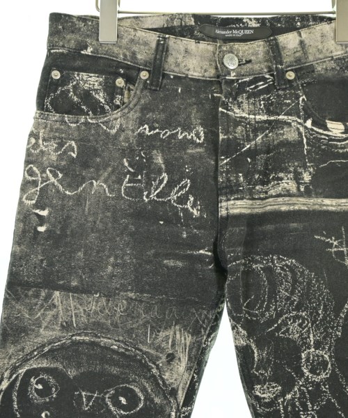 ALEXANDER MCQUEEN（アレキサンダーマックイーン）デニムパンツ 黒 サイズ:46(M位) メンズ/2200717111282